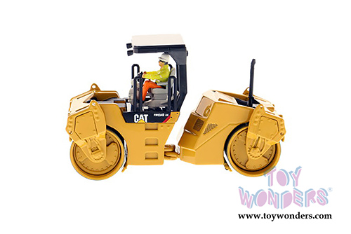 Diecast Masters - Caterpillar CB-534D XW Vibratory Asphalt Compactor - Core Classics Series (1/50 scale diecast model car, Yellow) 85132